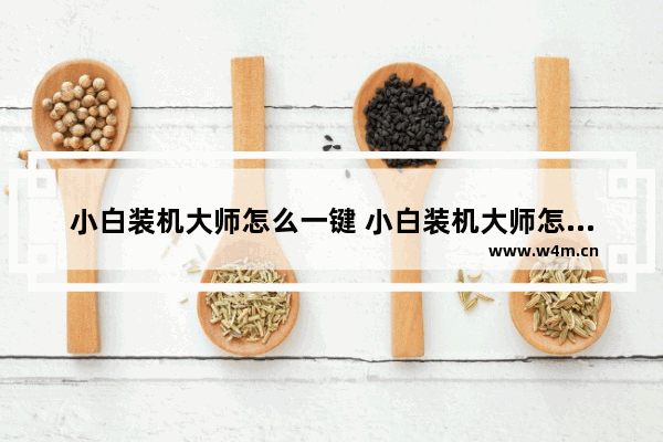 小白装机大师怎么一键 小白装机大师怎么一键启动