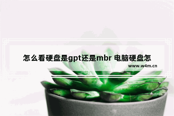 怎么看硬盘是gpt还是mbr 电脑硬盘怎么看多少GB