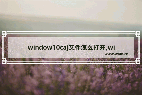 window10caj文件怎么打开,windows怎么打开caj文档_1