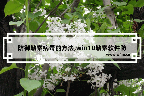 防御勒索病毒的方法,win10勒索软件防护怎么打开