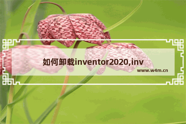 如何卸载inventor2020,inventor卸载工具