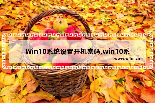 Win10系统设置开机密码,win10系统开机密码怎么设置方法