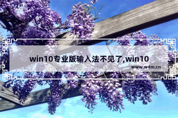 win10专业版输入法不见了,win10输入法已安装,但是用不了怎么办-