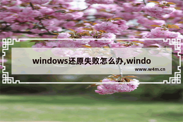 windows还原失败怎么办,windows10怎么还原win7