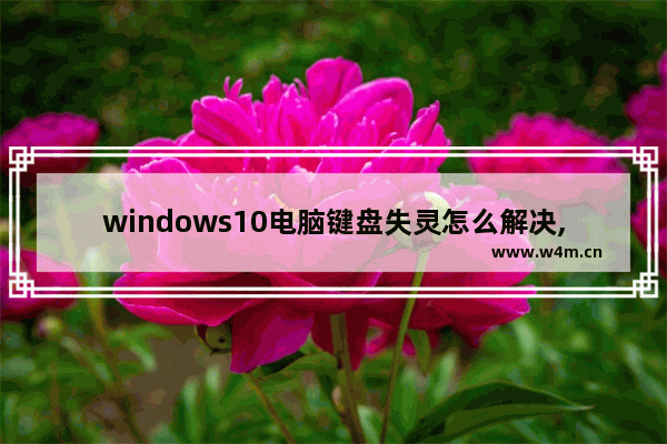 windows10电脑键盘失灵怎么解决,win10系统USB键盘全部没反应