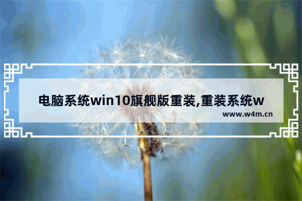 电脑系统win10旗舰版重装,重装系统win10专业版步骤和详细教程