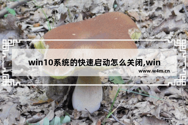 win10系统的快速启动怎么关闭,win10 快速启动 关闭