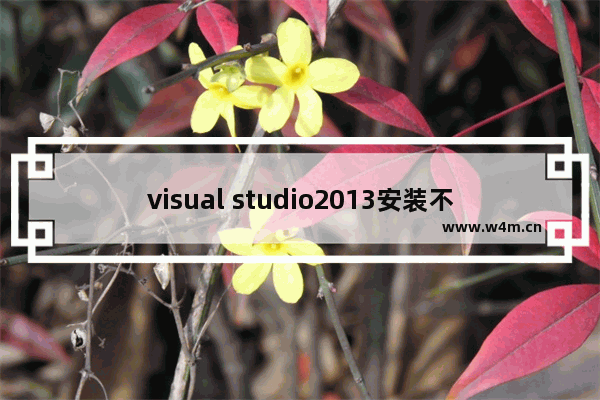 visual studio2013安装不了,无法安装microsoft.visual Studio