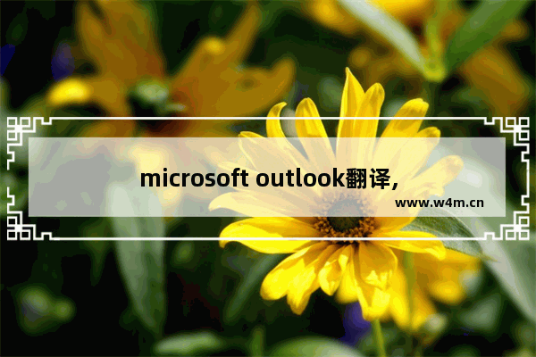 microsoft outlook翻译,win10 mail 与outlook