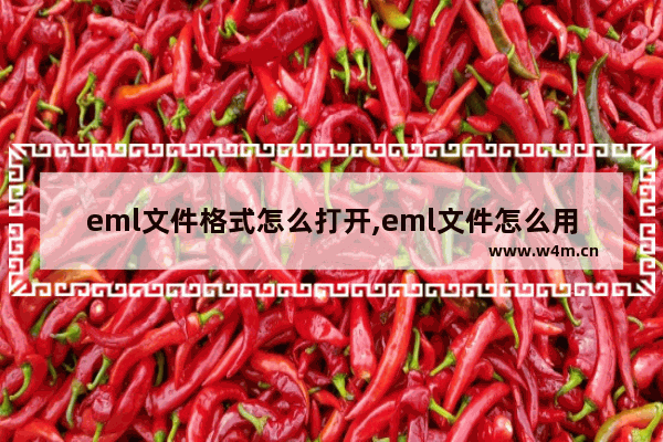 eml文件格式怎么打开,eml文件怎么用