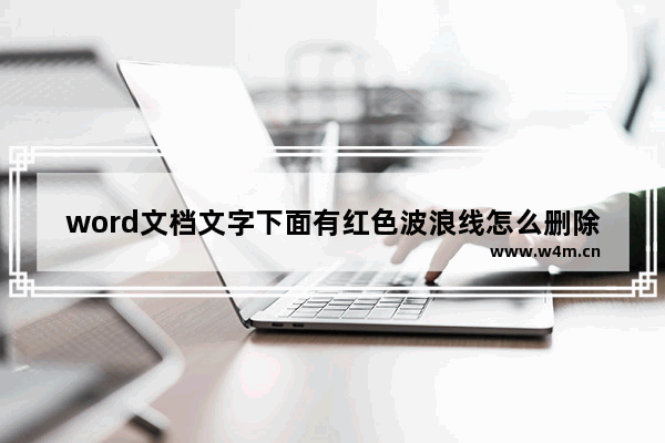 word文档文字下面有红色波浪线怎么删除,word怎样删除文字下面的红色波浪线