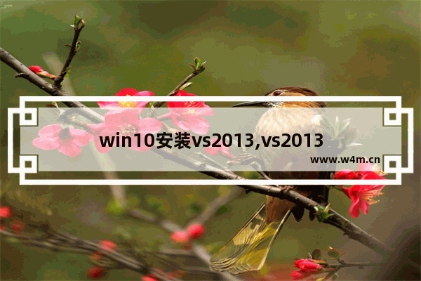 win10安装vs2013,vs2013安装环境要求