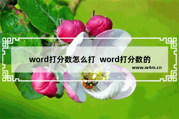 word打分数怎么打  word打分数的方法