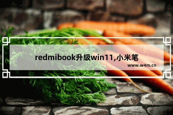 redmibook升级win11,小米笔记本如何升级win11