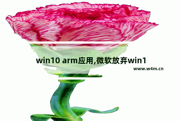 win10 arm应用,微软放弃win10