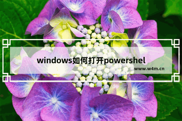 windows如何打开powershell,win11怎么打开powershell