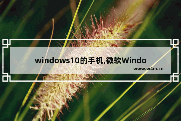 windows10的手机,微软Windows手机