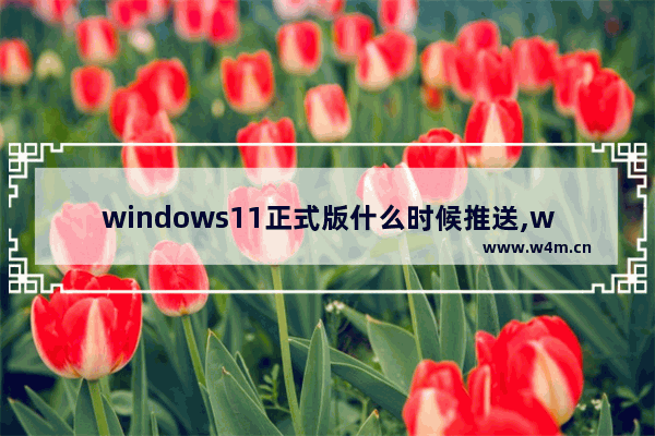 windows11正式版什么时候推送,win11官方正式版什么时候