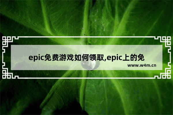 epic免费游戏如何领取,epic上的免费游戏怎么领