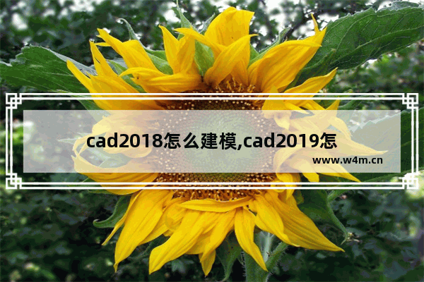 cad2018怎么建模,cad2019怎么建模