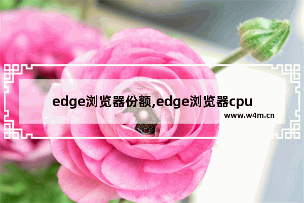 edge浏览器份额,edge浏览器cpu占用率高