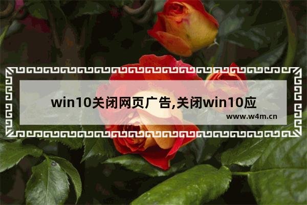 win10关闭网页广告,关闭win10应用商店自动更新