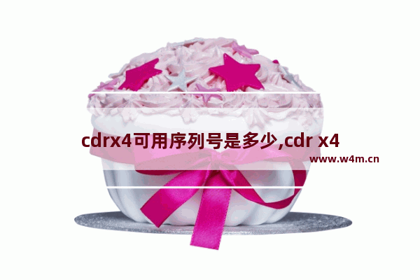 cdrx4可用序列号是多少,cdr x4序列号多少