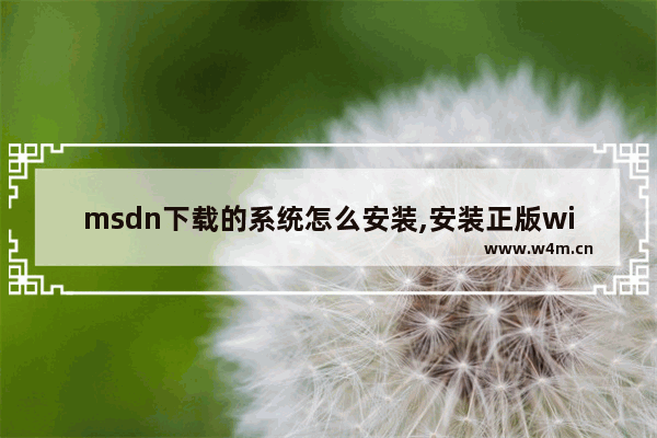 msdn下载的系统怎么安装,安装正版win10系统步骤