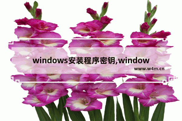 windows安装程序密钥,windows安装密钥和激活密钥