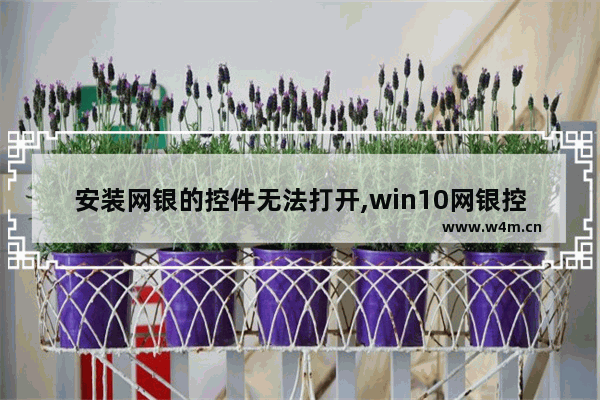 安装网银的控件无法打开,win10网银控件安装不上