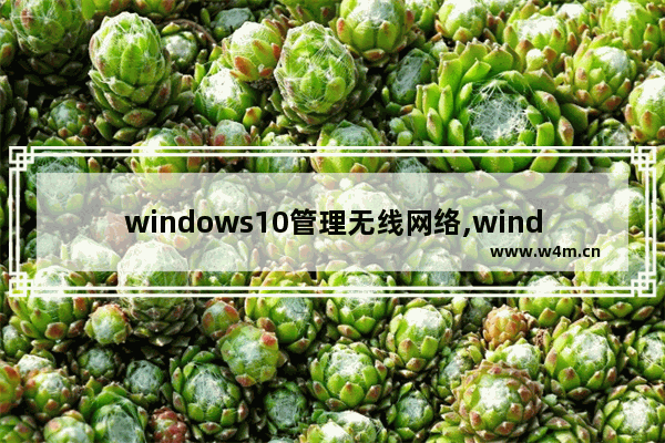 windows10管理无线网络,windows 10电脑设置无线网络步骤