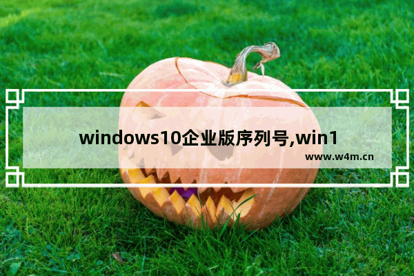 windows10企业版序列号,win10企业版最新版本是多少