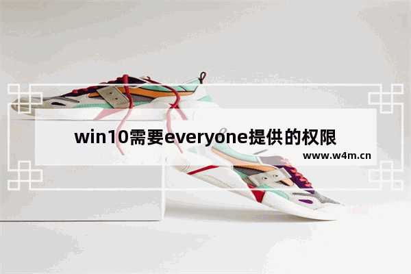 win10需要everyone提供的权限才能对文件进行更改,windows everyone权限