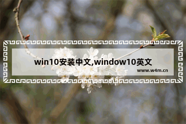 win10安装中文,window10英文版安装