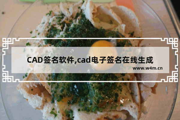 CAD签名软件,cad电子签名在线生成