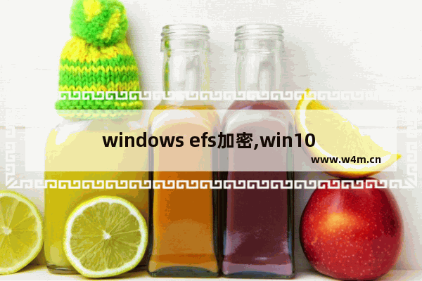 windows efs加密,win10 efs加密文件无法解密_1