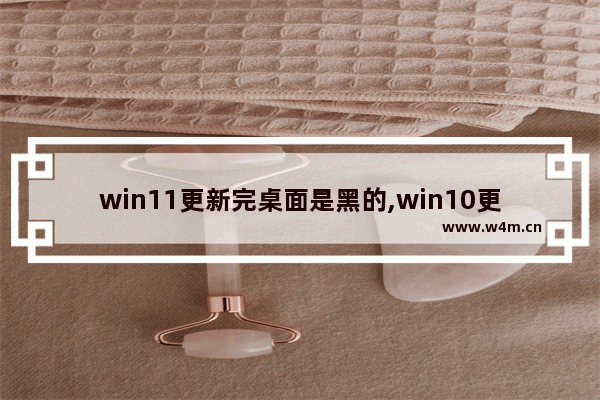 win11更新完桌面是黑的,win10更新win11黑屏