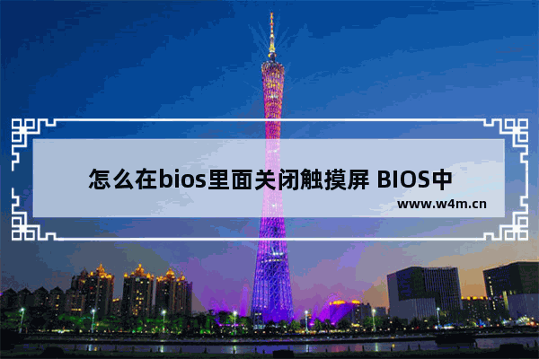 怎么在bios里面关闭触摸屏 BIOS中如何关闭触控板