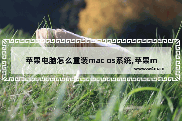 苹果电脑怎么重装mac os系统,苹果mac系统重装教程