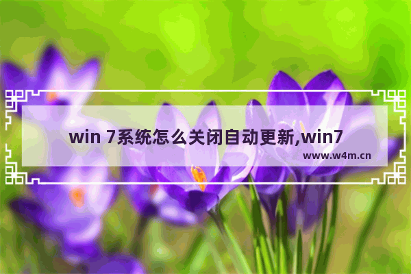 win 7系统怎么关闭自动更新,win7系统怎么关闭系统自动更新