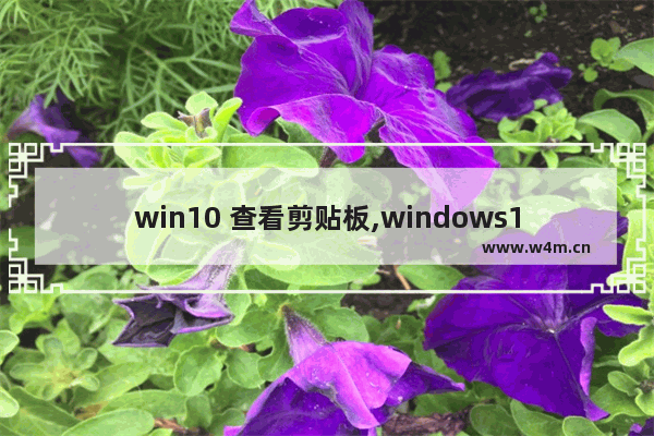 win10 查看剪贴板,windows10查看剪切板