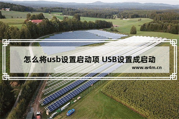 怎么将usb设置启动项 USB设置成启动项的方法