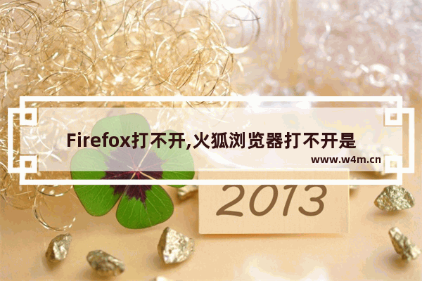 Firefox打不开,火狐浏览器打不开是什么原因