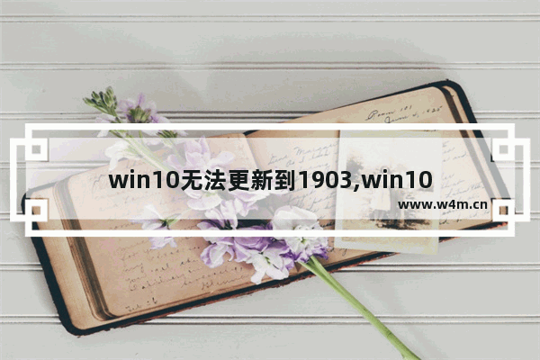 win10无法更新到1903,win101909要不要更新