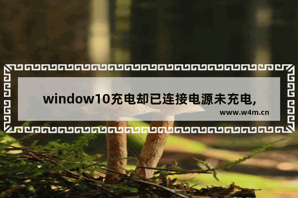 window10充电却已连接电源未充电,windows10充电充不进去