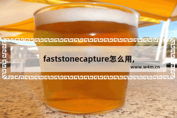 faststonecapture怎么用,faststone capture安装教程