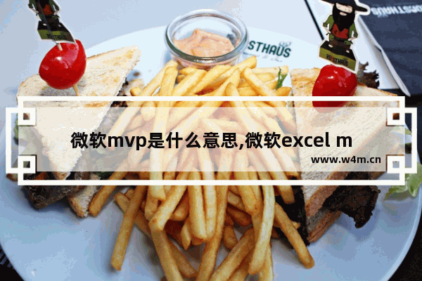 微软mvp是什么意思,微软excel mvp