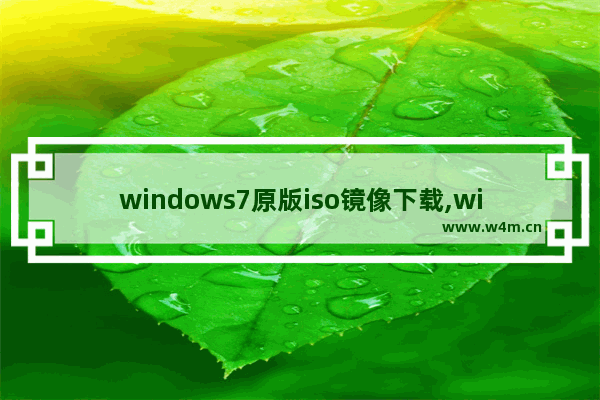 windows7原版iso镜像下载,win7纯净版iso镜像下载