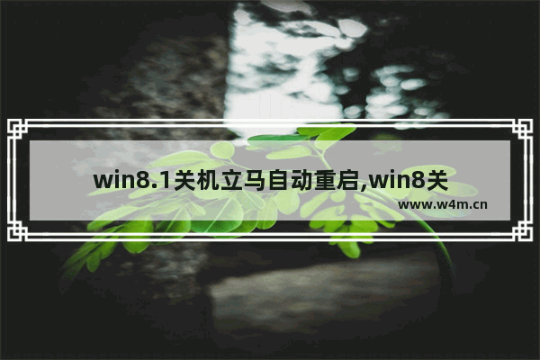 win8.1关机立马自动重启,win8关闭快速启动开机