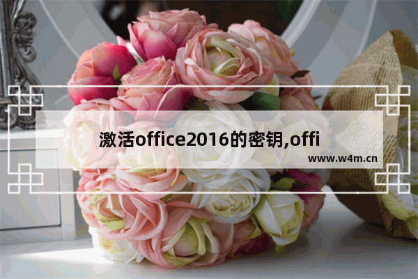 激活office2016的密钥,office2016word永久激活密钥最新